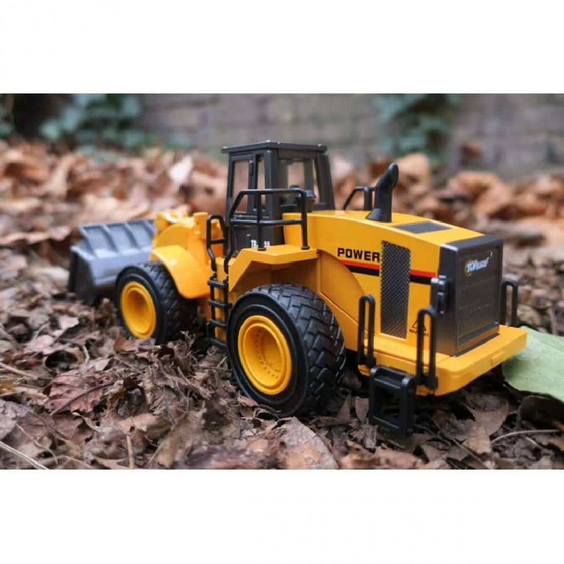 Top Race Diecast Heavy Metal Construction Toy Front Loader Tractor Mod